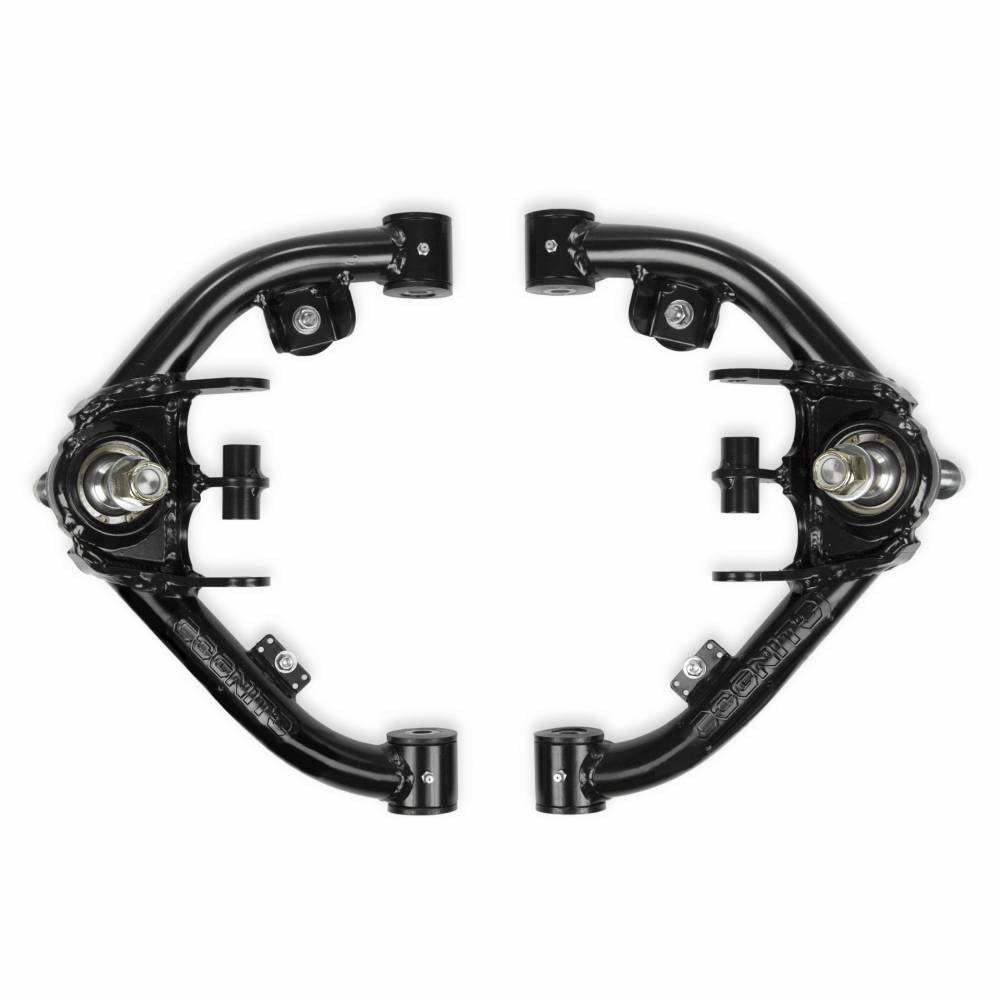 Cognito Uniball Tubular Upper Control Arm Kit With Dual Shock Mounts For 01-10 Silverado/Sierra 1500HD-3500HD 01-13 GM 2500 Suvs 03-09 Hummer H2