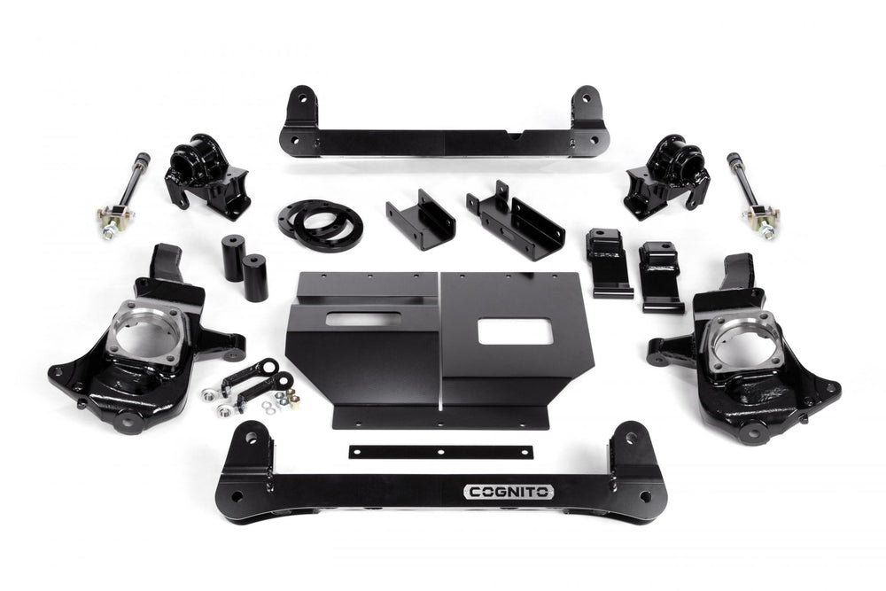 Cognito 4-6 Inch Non-Torsion Bar Drop Front Suspension Lift Kit For 11-19 Silverado/Sierra 2500HD/3500HD 4WD