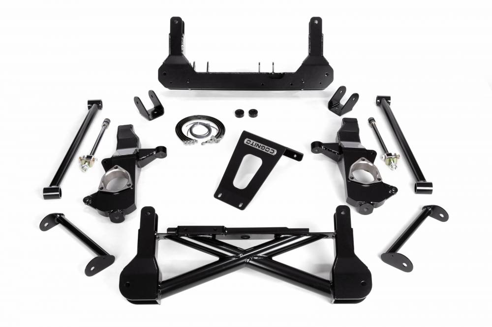 Cognito 10-12 Inch Front Suspension Lift Kit For 07-18 Silverado/Sierra 1500 Stabilitrak