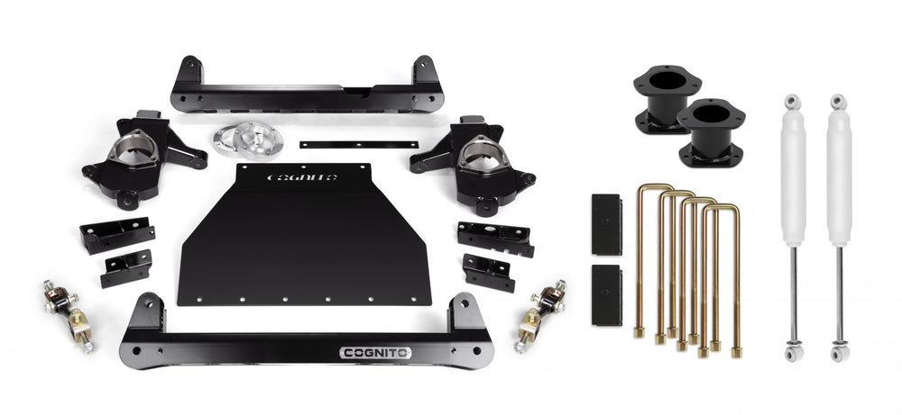 Cognito 4 Inch Standard Lift Kit For 14-18 Silverado/Sierra 1500 With OE Stamped Steel/Aluminum Arms