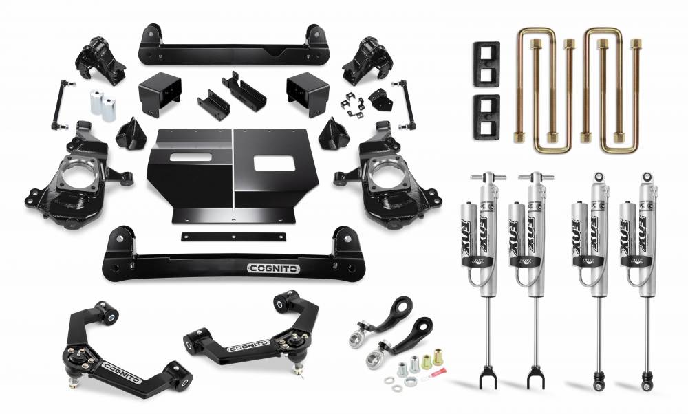 Cognito 4 Inch Performance Lift Kit with Fox PS 2.0 for 20 Silverado/Sierra 2500/3500