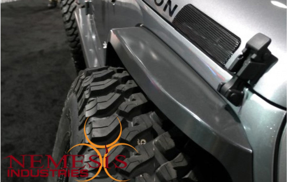 
                  
                    Jeep JK 2/4 Door Crawler Front Fender Flare 07-18 Wrangler JK Nemesis Industries
                  
                