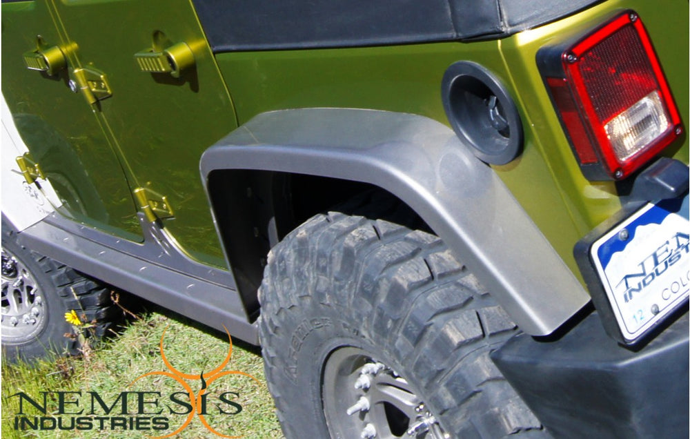 
                  
                    Jeep JK 2/4 Door Notorious Rear Fender Flare W/Skeletos 07-18 Wrangler JK Nemesis Industries
                  
                