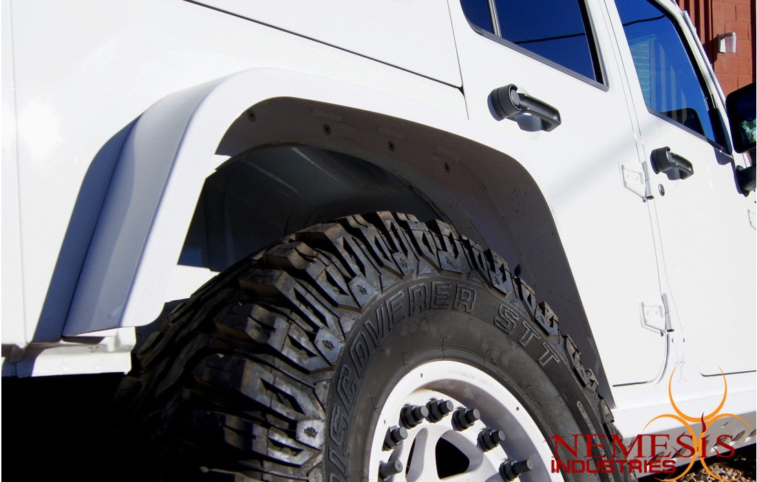 
                  
                    Jeep JK 2/4 Door Notorious Rear Fender Flare W/Skeletos 07-18 Wrangler JK Nemesis Industries
                  
                