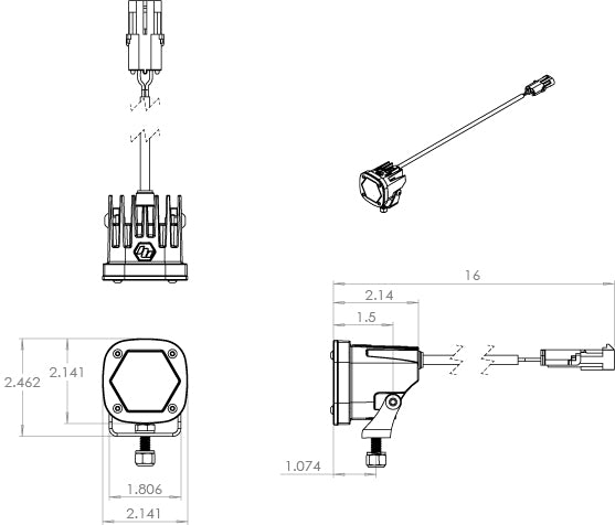 
                  
                    LED Light Pod S1 Spot Laser Baja Designs
                  
                