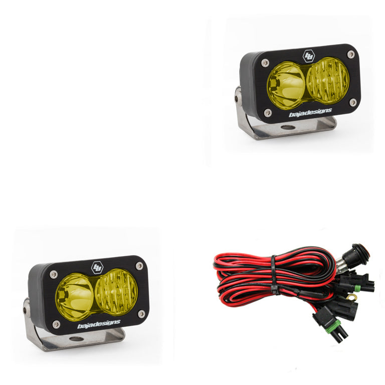 
                  
                    LED Work Light Amber Lens Driving Combo Pattern Pair S2 Sport Baja Designs
                  
                