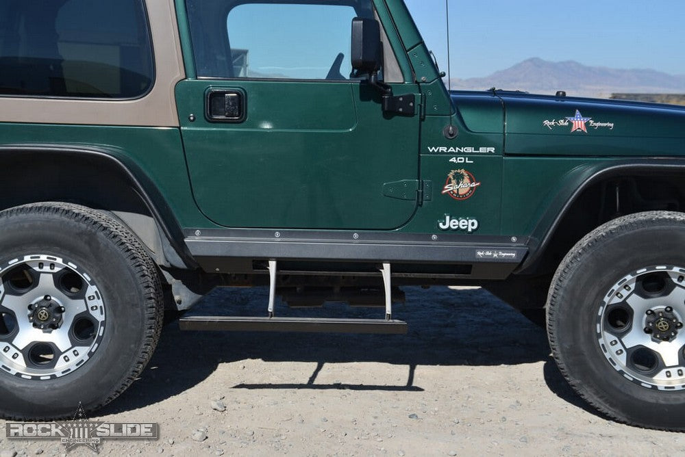 Step Slider Kit for 97-06 Jeep Wrangler TJ Rock Slide Engineering