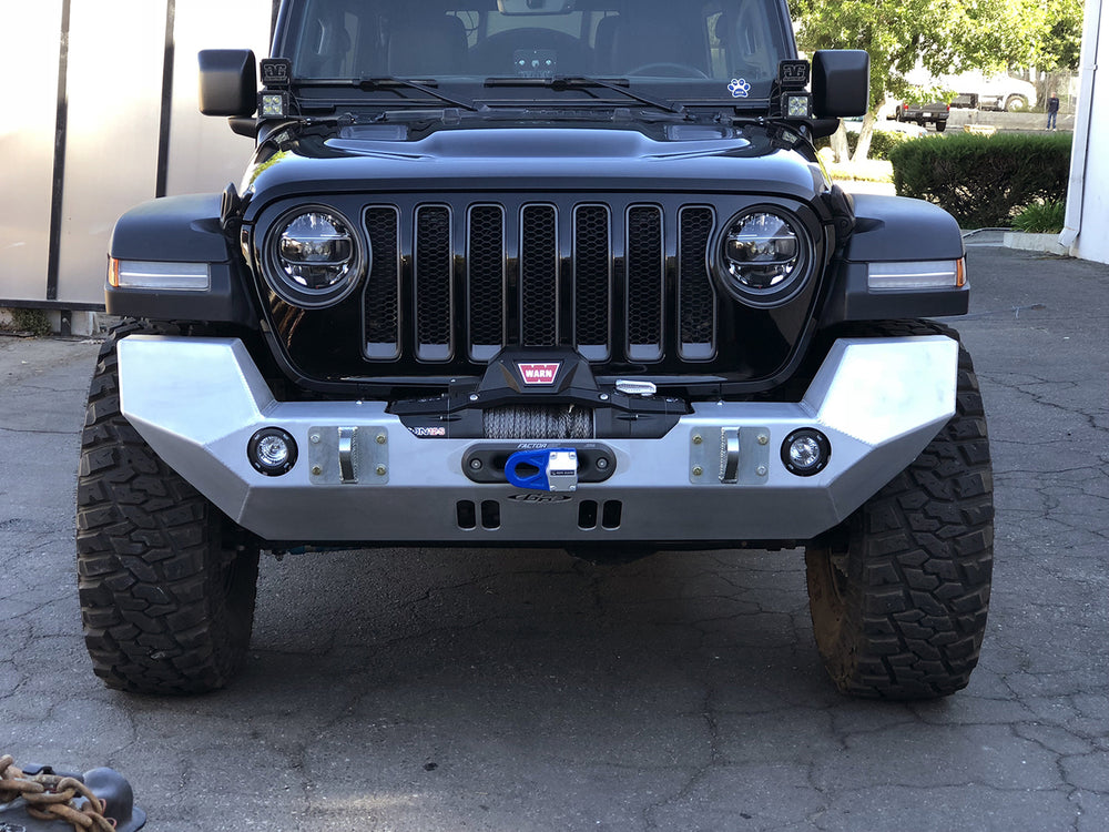 
                  
                    Jeep Wragler JL and JT Full Width Front Bumper Aluminum 2019-2020 Jeep Wrangler JL and 2020-Current Jeep Gladiator JT GenRight
                  
                