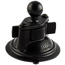 Ram Mount Suction Cup Twist Lock Base 3.3 Inch W/1 Inch Ball sPOD