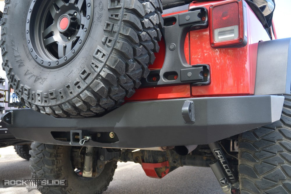 
                  
                    Jeep JK Full Rear Bumper For 07-18 Wrangler JK No Tire Carrier Rigid Series Rock Slide Engineering
                  
                