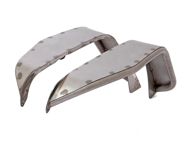 Jeep Tube Fenders 4 Inch Flare 07-Pres Wrangler JK, JKU Front Steel Bare Pair GenRight